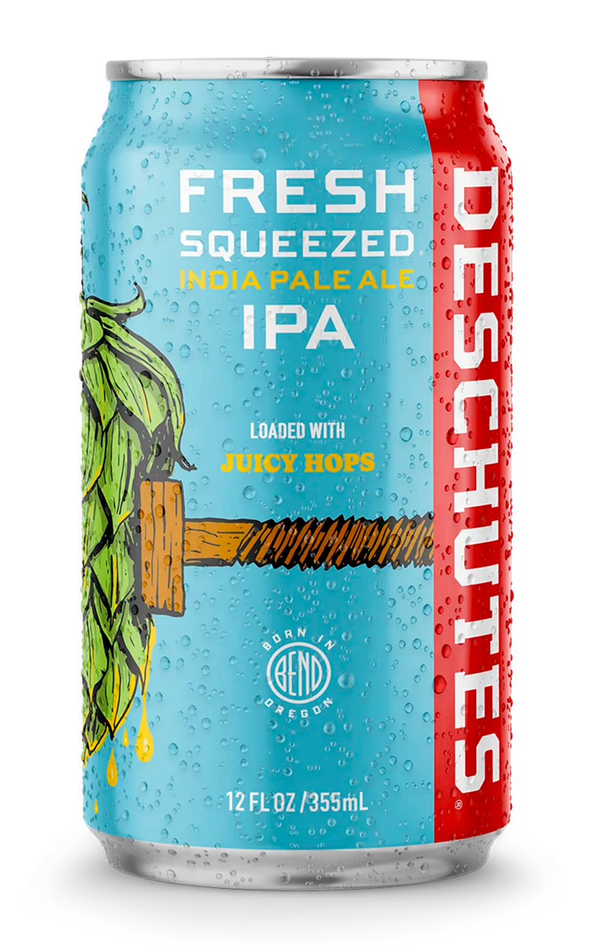 A photograph of the Fresh Squeezed IPA can.