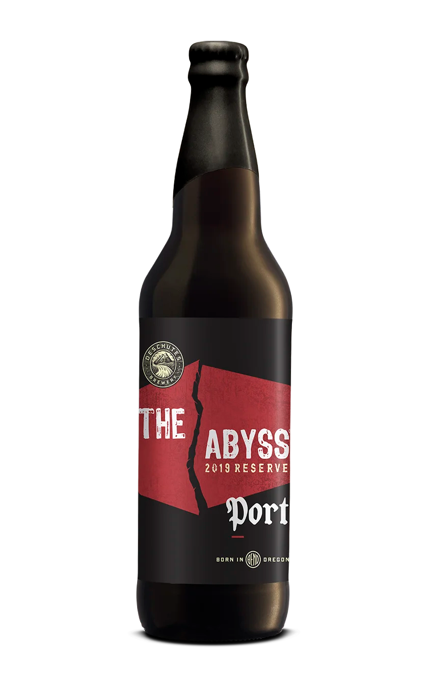 A photograph of the Ages 2019 Port beer bottle.