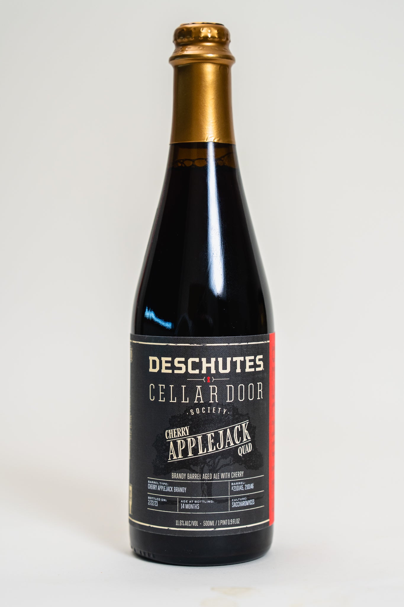 Bottle of Celler Door Society Exclusive Cherry Applejack Quad