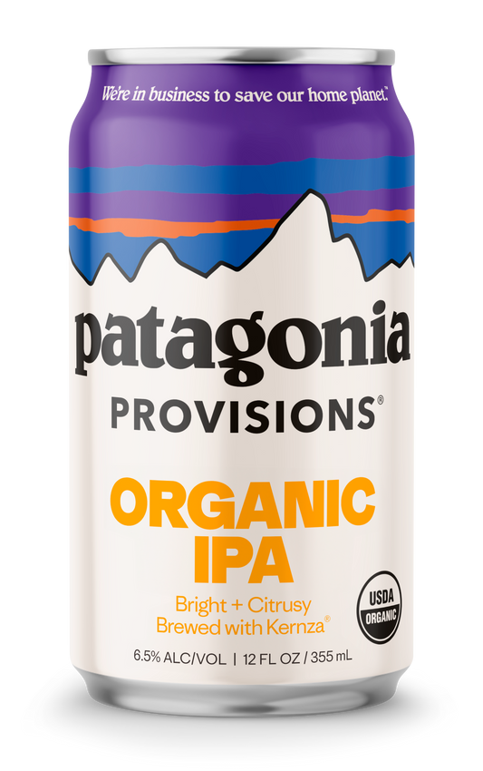 Can render of our Patagonia Provisions Organic IPA