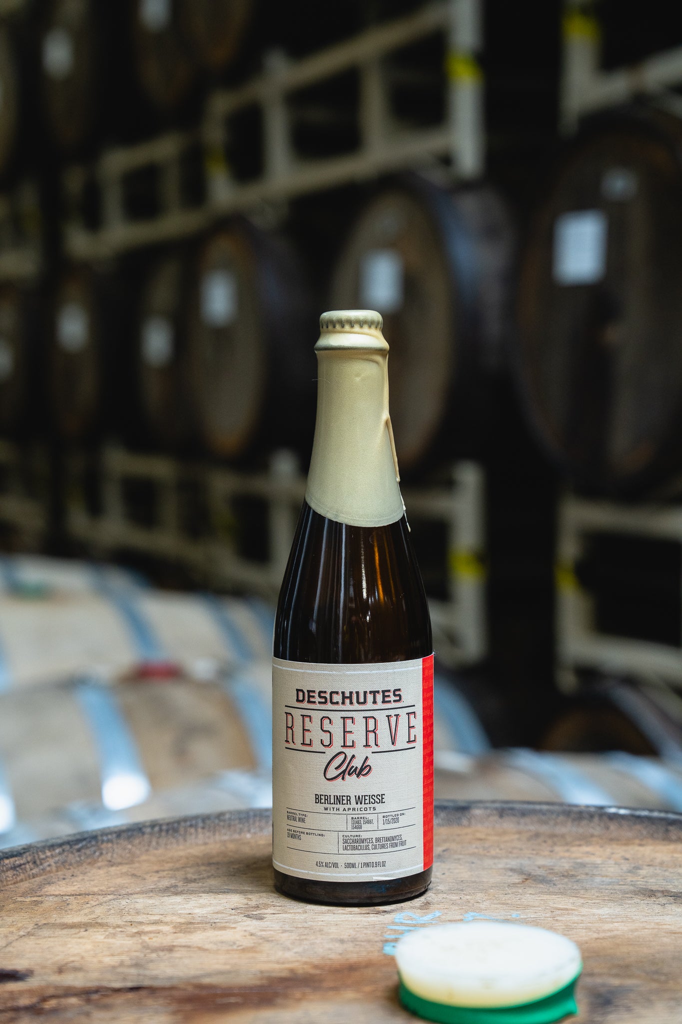 Photo of a bottle of Berliner Weisse with Apricot
